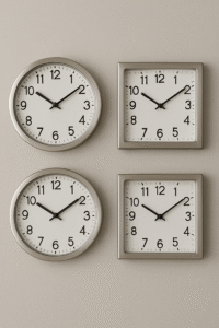 Stainless Steel Clocks