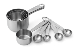 Stainless Steel Measuring Cups & Spoons